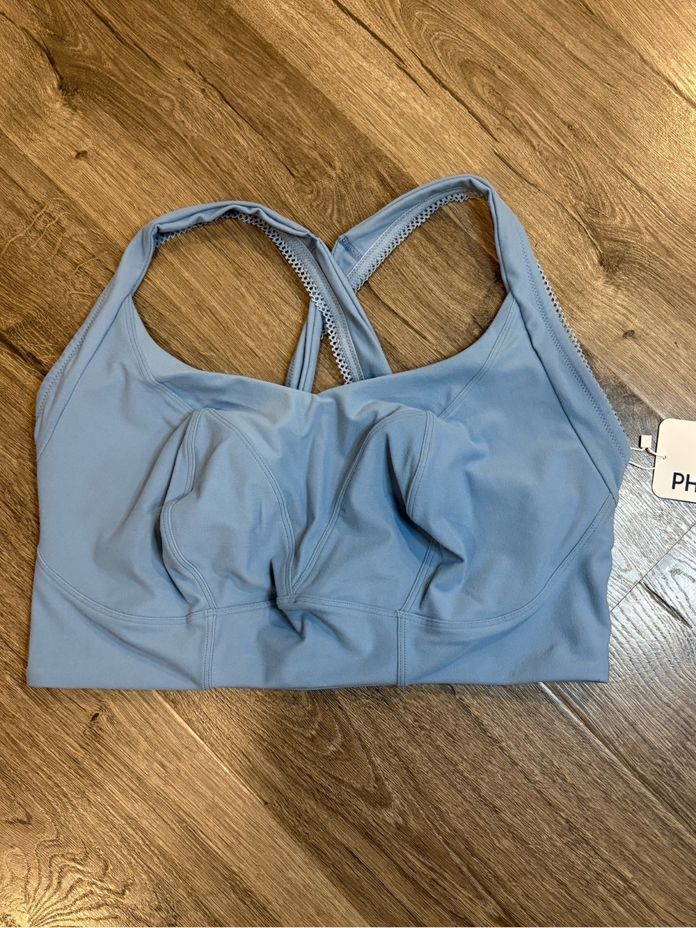 New with Tag Phoenix Light Blue Bergen Lace Trip Bra Women Intimates 1X DDD- H